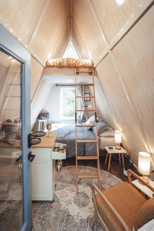 Appartement Blue Brambler Glamping A-Frame à Rockbridge Extérieur photo