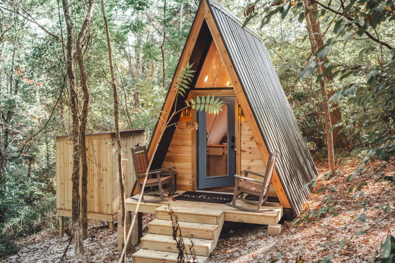 Appartement Blue Brambler Glamping A-Frame à Rockbridge Extérieur photo